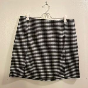 Gingham skirt
